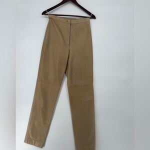 J. Crew Light Brown Leather Pants